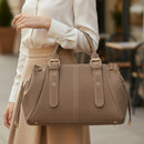 Sac Biarritz - Grand Sac à Main Simili Nubuck Double Compartiments