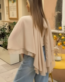 Top Cape Mousseline Dos Nu Vap — Made in Italy Femme