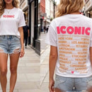 T-shirt Ico — Oversize Col Rond Sérigraphie Iconic