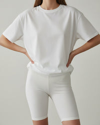 T-shirt Coton Lova — Goutte Cœur Dos Made in Italy Femme