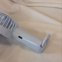Ventilateur Main Rechargeable Aura — 3 Vitesses Anneau Repliable USB-C Anti-Canicule