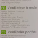 Ventilateur Main Rechargeable Aura — 3 Vitesses Anneau Repliable USB-C Anti-Canicule