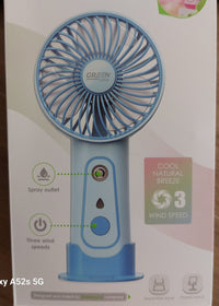 Ventilateur Brumisateur Main Pnoé — 3 Vitesses Rechargeable USB-C Anti-Canicule