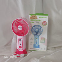 Ventilateur brumisateur Pnoé rose avec boîte contenu cable USB-C fiole support smartphone - ineva
