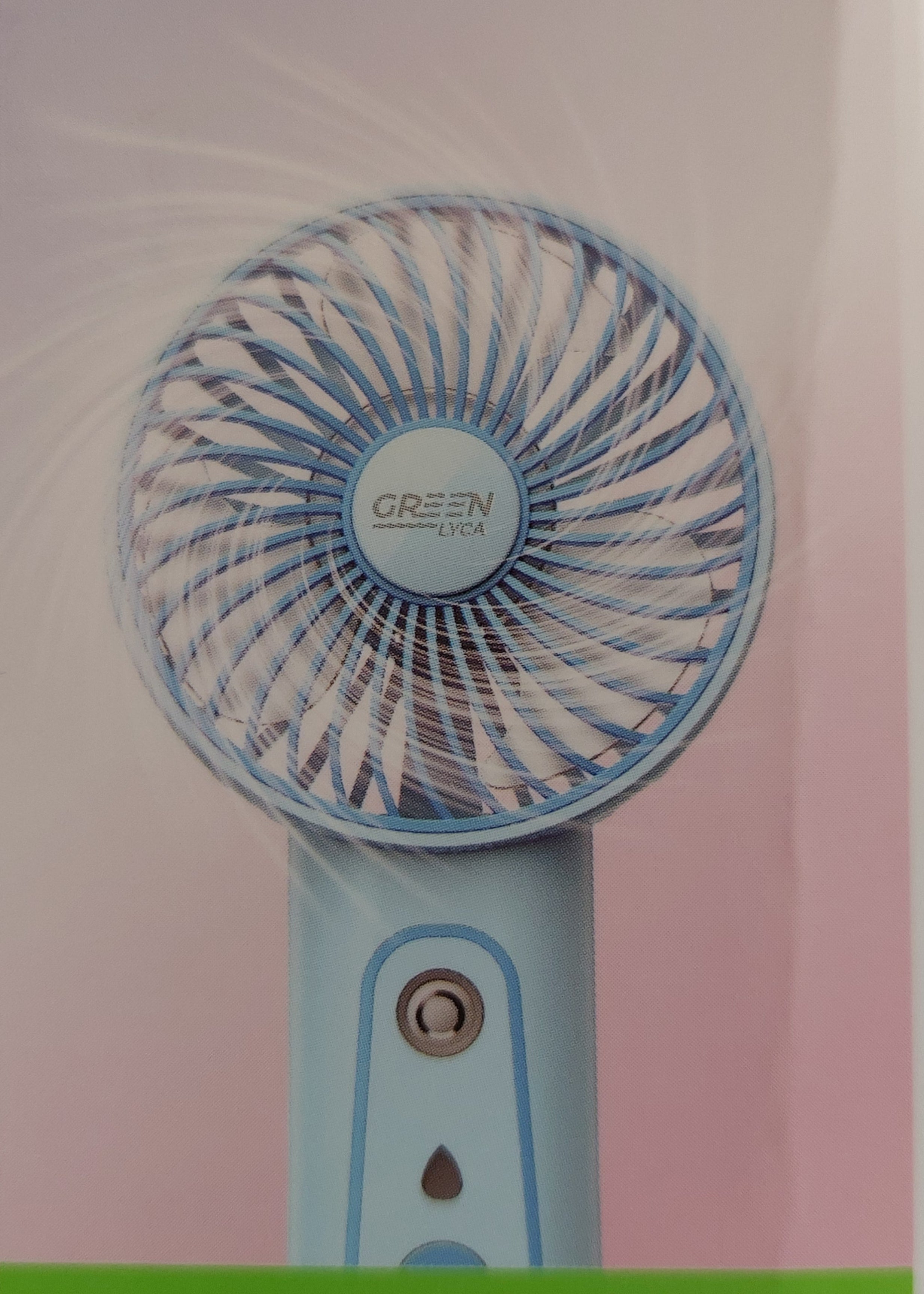 Ventilateur Brumisateur Main Pnoé — 3 Vitesses Rechargeable USB-C Anti-Canicule