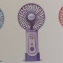 Ventilateur brumisateur main Pnoé violet rechargeable USB-C 3 vitesses - ineva
