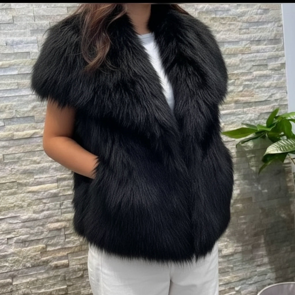 Veste sans manches Vany noire