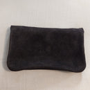 Vue de dos du portefeuille Tomar.n en cuir nubuck montrant les finitions