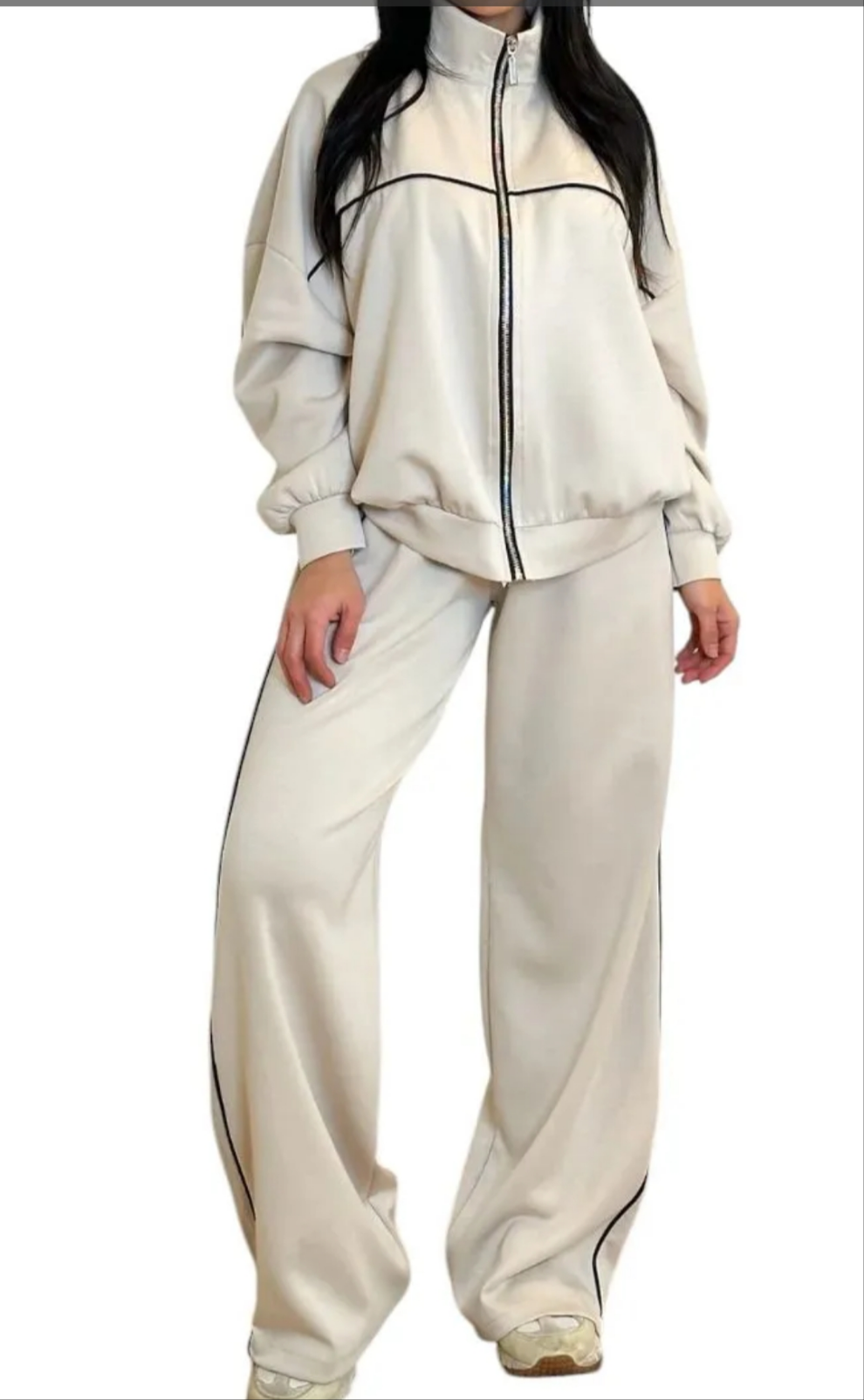 Ensemble Jogging Femme ERWAN - Veste Zippée & Pantalon - Viscose Polyester - 36-44