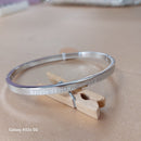 Bracelet Jonc Braga Message Gravé - Acier Inoxydable Ouvrable Femme