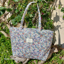 Sac de plage Cap Rousset – Cabas tissu imprimé vintage