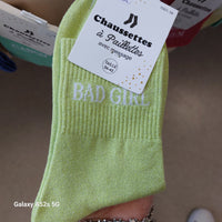 Choyette Bad Girl – Chaussettes à Paillettes Femme