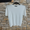 Pull REN - Pull Femme Maille Fine Manches Courtes Col Rond