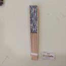 Eventail Bois Imprime Eleo — Motif Léopard Handmade Cadeau Original
