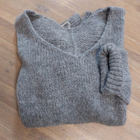 Pull Antoine Col V Femme - Maille Douce