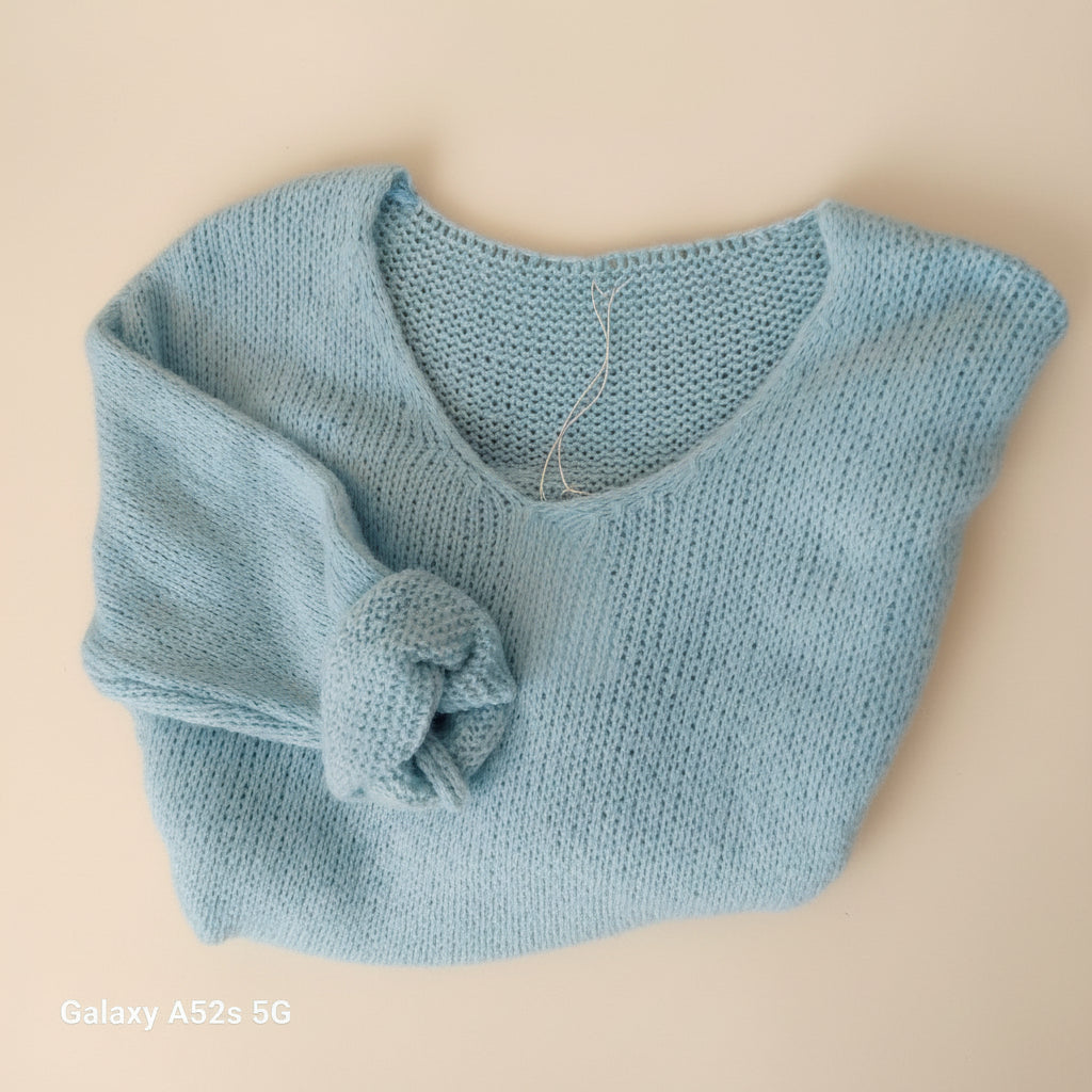 Pull Tobias - Maille Douce Col V Femme