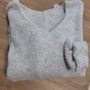 Pull Antoine Col V Femme - Maille Douce