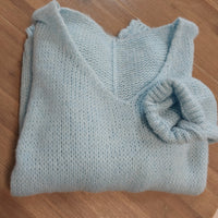 Pull Antoine Col V Femme - Maille Douce