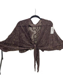 Boléro Kimono Victor — Dentelle Stretch À Nouer Manches Chauve-Souris Made in Italy