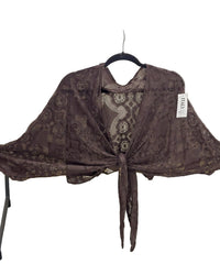 Boléro Kimono Victor — Dentelle Stretch À Nouer Manches Chauve-Souris Made in Italy