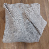 Pull Tobias - Maille Douce Col V Femme