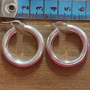 Creoles argent Balam de profil