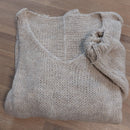 Pull Antoine Col V Femme - Maille Douce