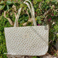 Sac de plage Cap Rousset – Cabas tissu imprimé vintage