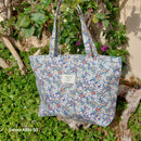 Sac de plage Cap Rousset – Cabas tissu imprimé vintage