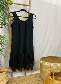 INEVA-FOND DE ROBE BAS DENTELLE-SOUS ROBE MODERNE-RALLONGE ROBE-